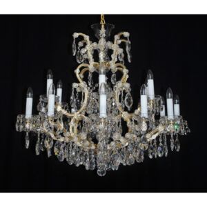 18 flames high Maria Theresa crystal chandelier with crystal almonds I