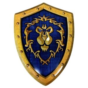 Metal sign World of Warcraft - Alliance Shield, ( x cm)