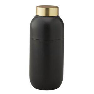 Collar Shaker - / 500 ml - With 2 & 4 cl measure by Stelton Black/Gold