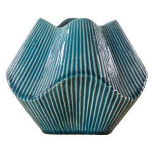 Cathcart Textured Blue Vase, Medium
