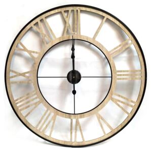 Wall Clock in Oak - 80cm