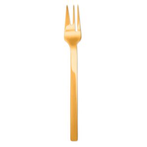 STILE BY PININFARINA GOLD CAKE FORK SET 6 PIECES - Mirror Polished