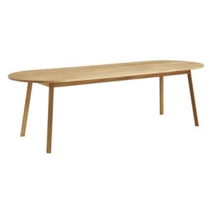 Triangle Oval table - / 250 x 85 cm by Hay Beige