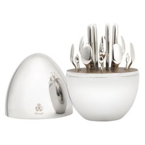 Mood Party Cutlery set - / 24-piece cutlery set (6 people) for aperitifs by Christofle Metal