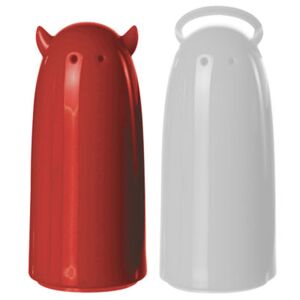 Spicies Salt and pepper set by Koziol White/Red