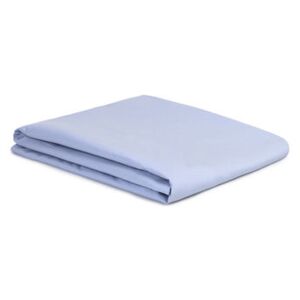 Flat sheet 280 x 310 cm - / 280 x 310 cm - Washed cotton percale by Au Printemps Paris Blue