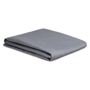 Flat sheet 280 x 310 cm - / 280 x 310 cm - Washed cotton percale by Au Printemps Paris Grey