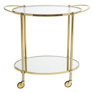 Gold Trolley by Bloomingville Gold/Transparent/Metal