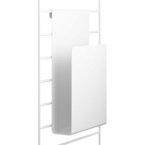 Magazine holder - for hanging/For String shelves by String Furniture White