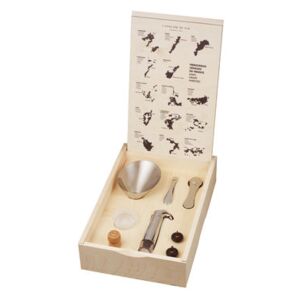 Oeno Box Connoisseur n°3 Box - Wine set opening/serving/preservation 7 pieces by L'Atelier du Vin Natural wood