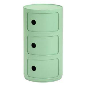 Componibili Bio Storage - / 3 drawers - Natural, biodegradable material by Kartell Green