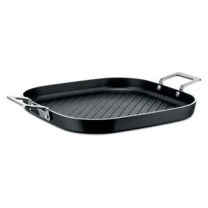 Pots&Pans Grill - / 29 x 29 cm - All heat sources including induction by A di Alessi Black