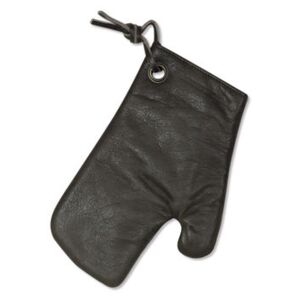 Oven glove - / Leather by Dutchdeluxes Grey
