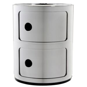 Componibili Storage by Kartell Grey/Silver/Metal