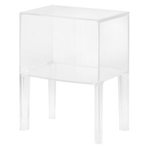 Small Ghost Buster Bedside table by Kartell Transparent