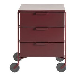 Mobil Mobile container - / 3 drawers - Matt version by Kartell Purple