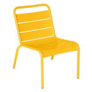 Luxembourg Lounge chair - / Low seat by Fermob Yellow
