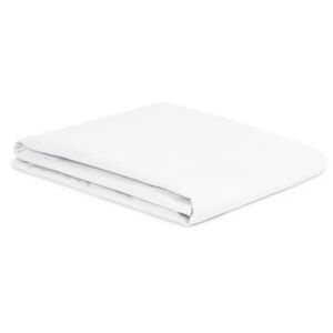 Flat sheet 280 x 310 cm - / 280 x 310 cm - Washed cotton percale by Au Printemps Paris White