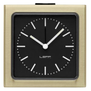 Block Alarm clock - H 8,5 cm by LEFF amsterdam Gold