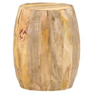 VidaXL Drum Stool Solid Mango Wood