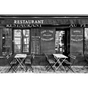 Art Photography Black Montmartre - Café Restaurant, Philippe Hugonnard