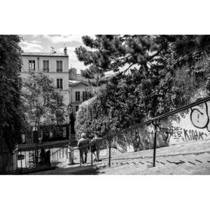 Art Photography Black Montmartre - Sunday in Paris, Philippe Hugonnard