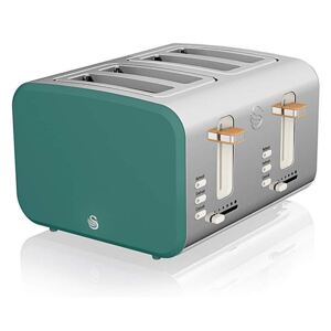 Swan Nordic Style 4 Slice Green Toaster