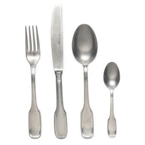 Vintage Cutlery set - / 24 pieces by Bitossi Home Grey/Silver/Metal