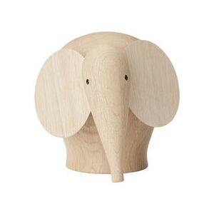 Nunu MEDIUM Figurine - / Elephant - L 20 cm by Woud Natural wood