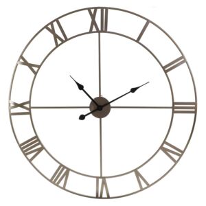 Wall Clock - Pewter - 80cm