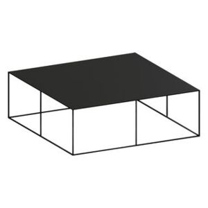 Slim Irony Coffee table - 100 x 100 cm by Zeus Black