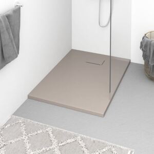 VidaXL Shower Base Tray SMC Brown 100x70 cm