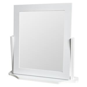 Square Dressing Table Mirror - White
