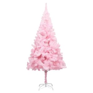 VidaXL Artificial Christmas Tree with Stand Pink 180 cm PVC