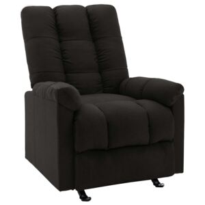 VidaXL Reclining Chair Black Fabric
