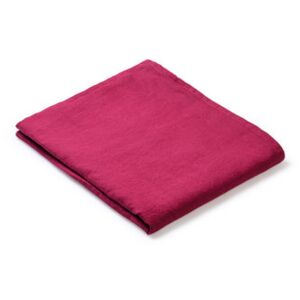 Fabric tablecloth - / 160 x 160 cm - Stain-resistant TEFLON®-treated linen by Au Printemps Paris Red