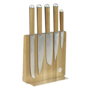 Royal Chef Magnetic support for knives - / Tablet holder - Oak by Christofle Natural wood