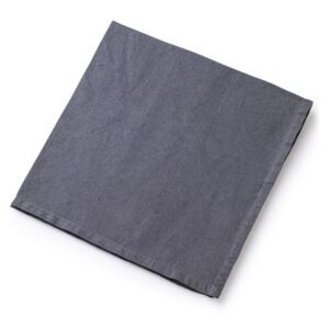 Napkins - / 50 x 50 cm - Stain-resistant TEFLON®-treated linen by Au Printemps Paris Grey