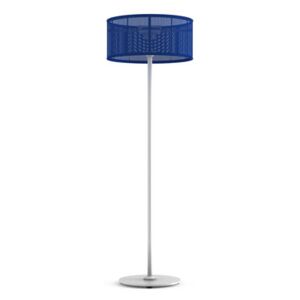 La Lampe Padère LED Solar floorlamp - / Hybrid & connected - Solar charging + USB dock by Maiori Blue