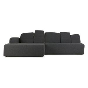 Something Like This Modular sofa - 2 units / 3 seats - L 274 cm by Moooi Grey