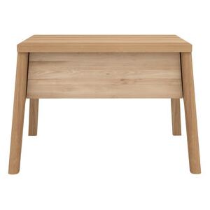 Air Bedside table - / Solid oak - 1 drawer by Ethnicraft Natural wood