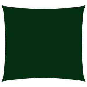 VidaXL Sunshade Sail Oxford Fabric Square 7x7 m Dark Green