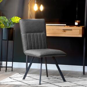 Industrial Grey Dining Chair