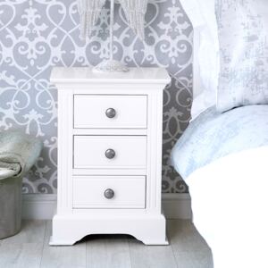 Banbury White Painted Large Bedside Table