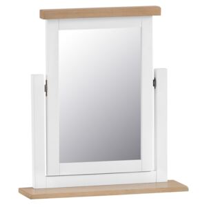 Suffolk White Painted Oak Dressing Table Mirror
