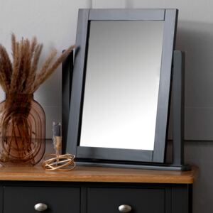 Gloucester Midnight Grey Painted Oak Dressing Table Mirror