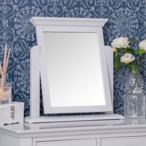 Banbury Grey Painted Trinket Mirror