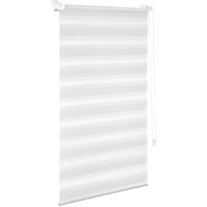 Tectake 401215 double roller blinds made of polyester - 63 x 120 cm