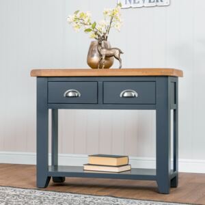 Hampshire Blue Painted Oak Hall Table