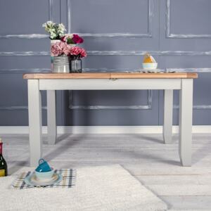 Hampshire Grey Painted Oak Medium Extending Table